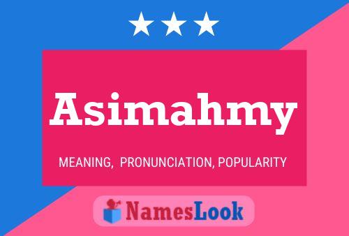 Постер имени Asimahmy