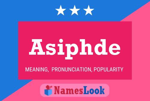 Постер имени Asiphde