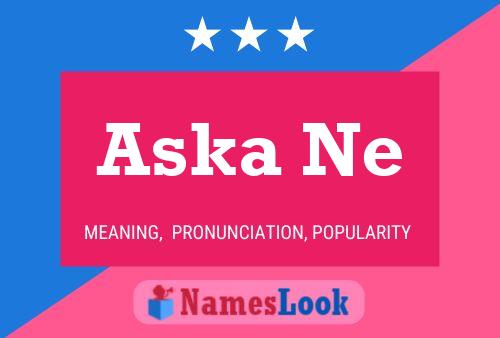 Постер имени Aska Ne