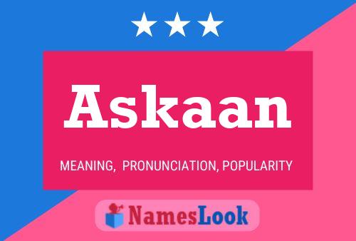 Постер имени Askaan