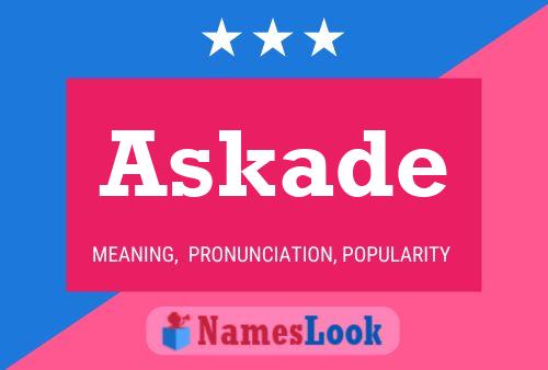 Постер имени Askade