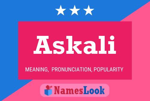 Постер имени Askali