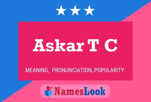 Постер имени Askar T C