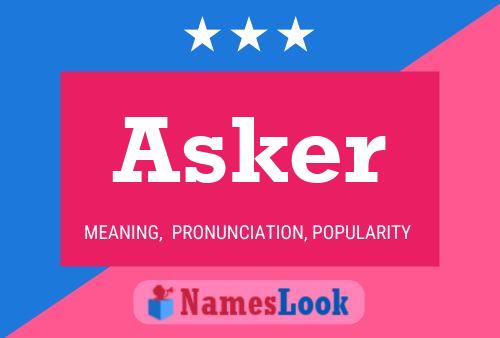 Постер имени Asker