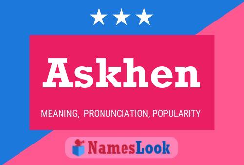 Постер имени Askhen