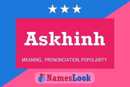 Постер имени Askhinh