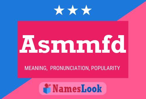 Постер имени Asmmfd