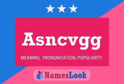 Постер имени Asncvgg