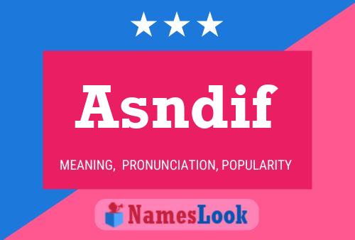 Постер имени Asndif