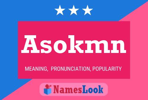 Постер имени Asokmn