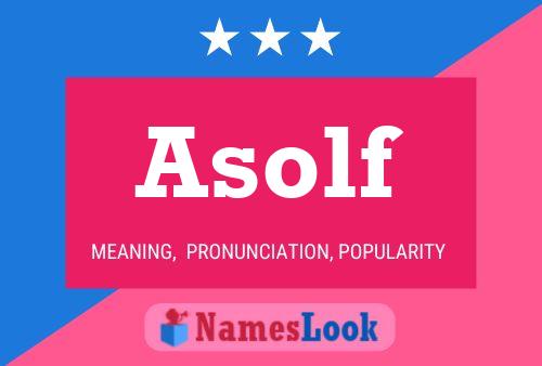 Постер имени Asolf