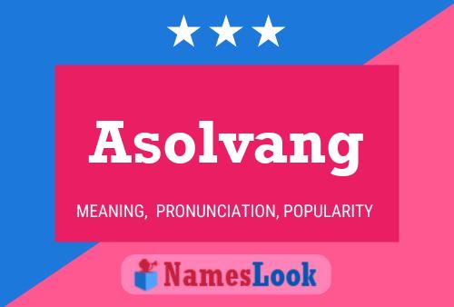 Постер имени Asolvang