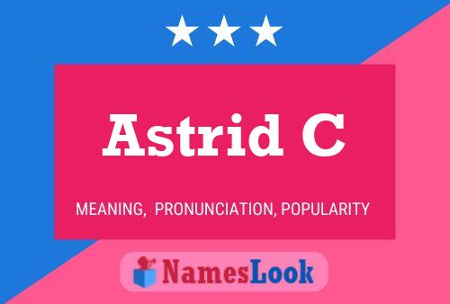 Постер имени Astrid C