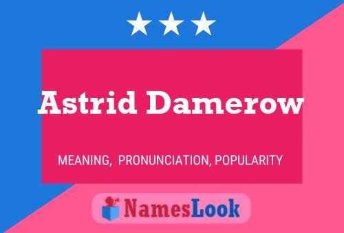 Постер имени Astrid Damerow