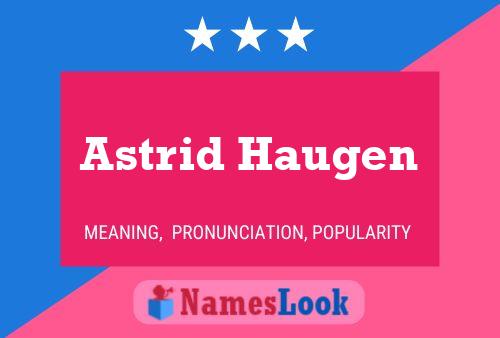 Постер имени Astrid Haugen