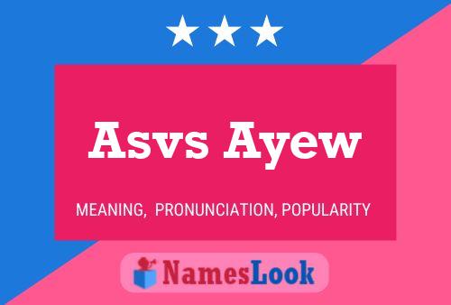 Постер имени Asvs Ayew