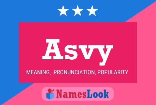 Постер имени Asvy