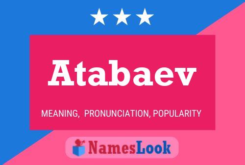 Постер имени Atabaev