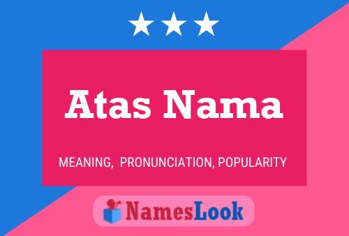 Постер имени Atas Nama