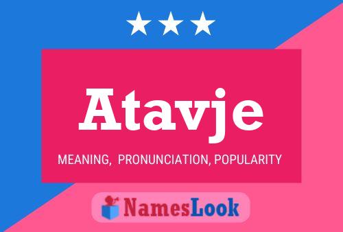 Постер имени Atavje