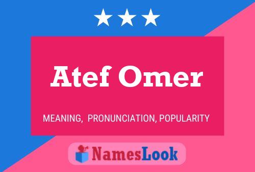 Постер имени Atef Omer