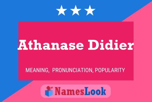 Постер имени Athanase Didier