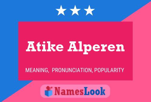 Постер имени Atike Alperen