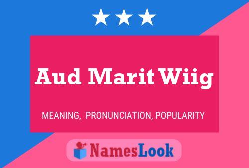 Постер имени Aud Marit Wiig