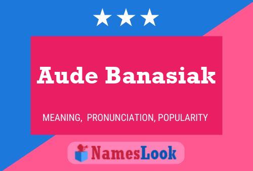 Постер имени Aude Banasiak