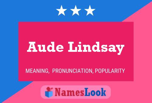 Постер имени Aude Lindsay