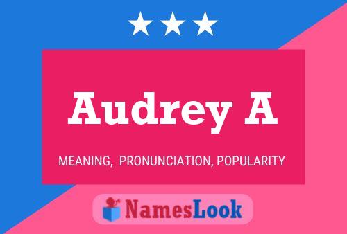 Постер имени Audrey A