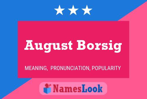 Постер имени August Borsig