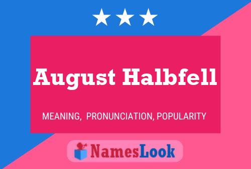 Постер имени August Halbfell