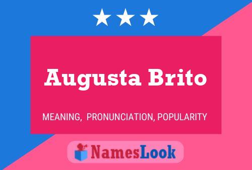 Постер имени Augusta Brito