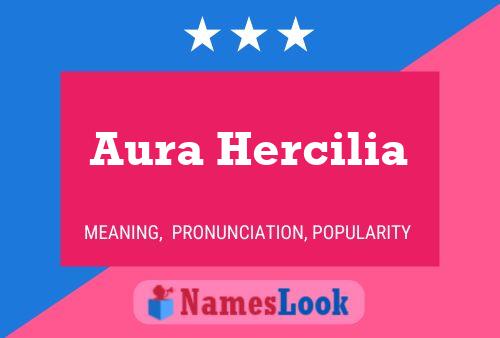 Постер имени Aura Hercilia