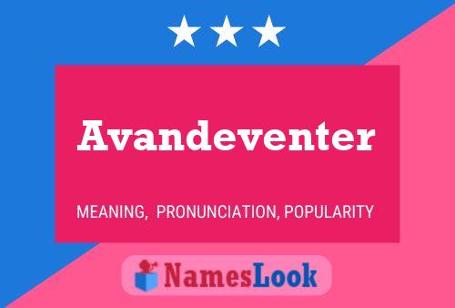 Постер имени Avandeventer