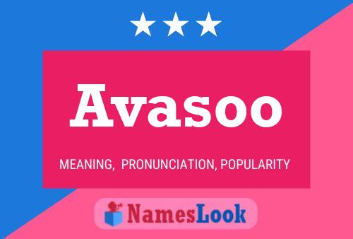 Постер имени Avasoo