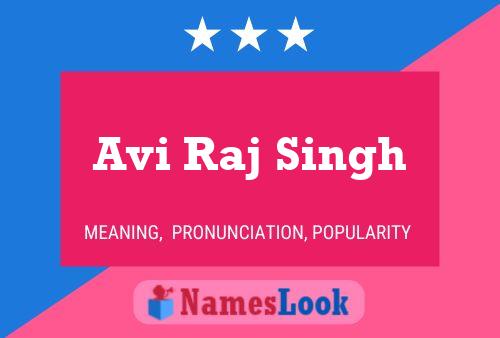 Постер имени Avi Raj Singh