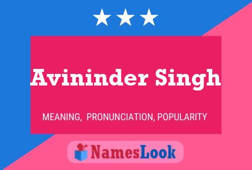 Постер имени Avininder Singh