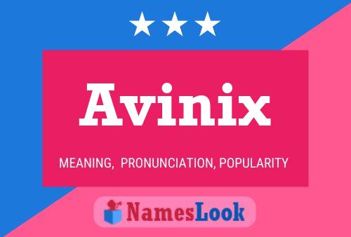 Постер имени Avinix