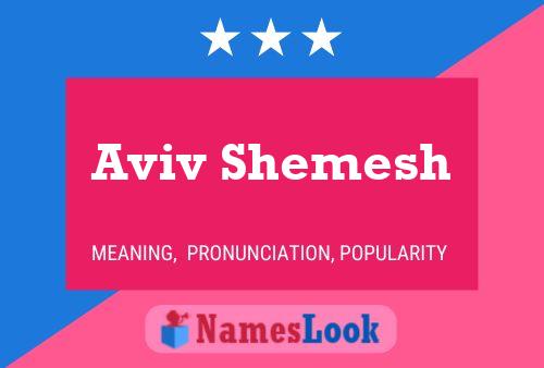 Постер имени Aviv Shemesh