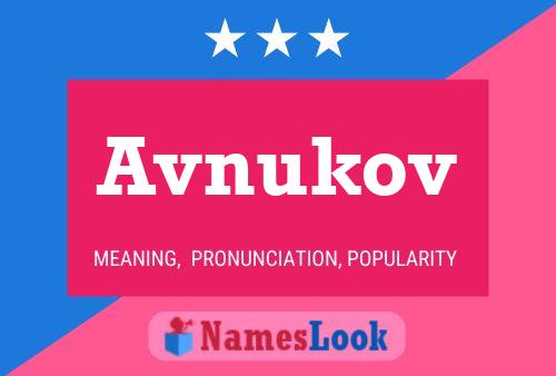 Постер имени Avnukov