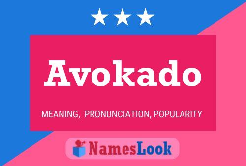 Постер имени Avokado