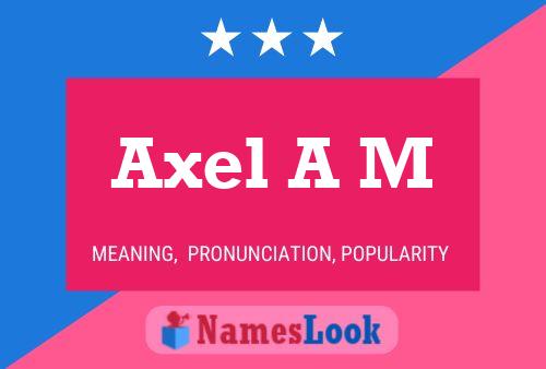 Постер имени Axel A M