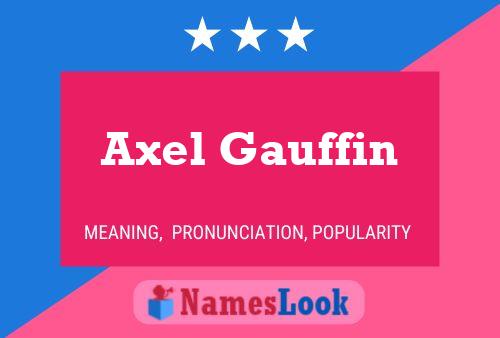 Постер имени Axel Gauffin