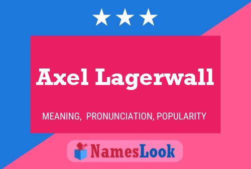 Постер имени Axel Lagerwall