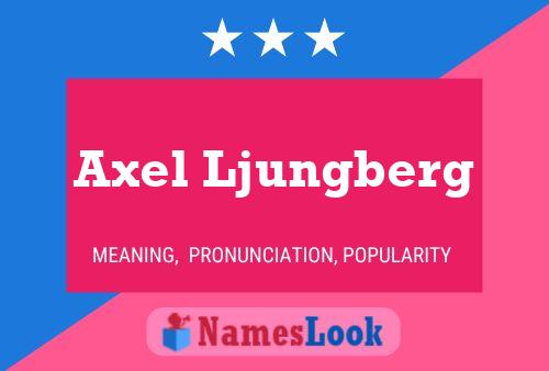 Постер имени Axel Ljungberg