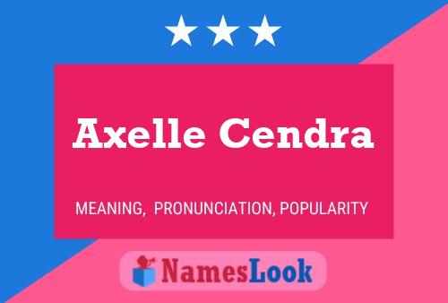 Постер имени Axelle Cendra