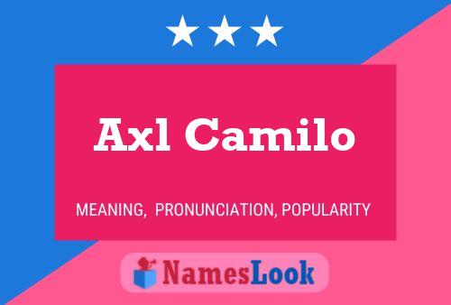 Постер имени Axl Camilo