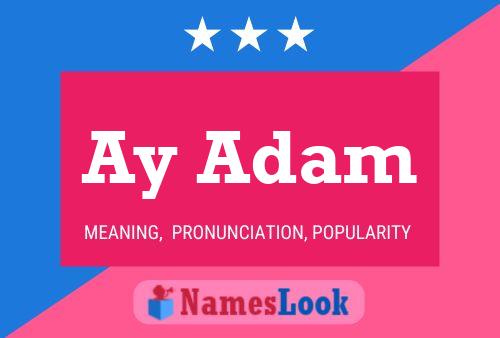 Постер имени Ay Adam